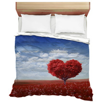Tree In The Shape Of Heart, Valentines Day Background, Bedding 48561229