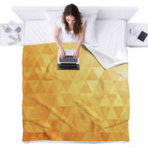 Triangle Abstract Background Of Yellow Blankets 71637313