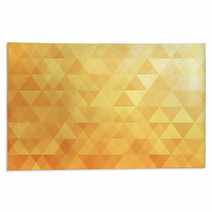 Triangle Abstract Background Of Yellow Rugs 71637313