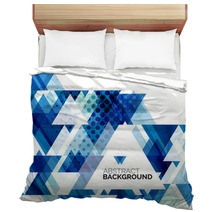 Triangle Geometric Abstract Background Bedding 70985420
