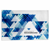 Triangle Geometric Abstract Background Rugs 70985420