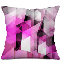 Triangles Abstract Background Pillows 55612352