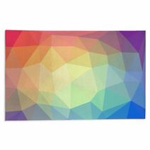 Triangular Abstract Colorful Background Eps10 Vector Rugs 66822598