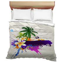 Tropical Abstract Background Bedding 24398094