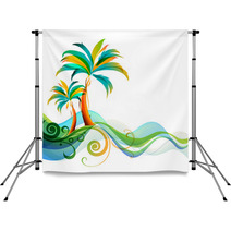 Tropical Background Backdrops 55444821
