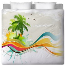 Tropical Background Bedding 21595581