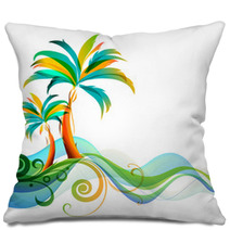 Tropical Background Pillows 55444821
