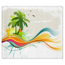 Tropical Background Rugs 21595581