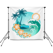 Tropical Backgrounds Backdrops 3807096