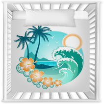 Tropical Backgrounds Nursery Decor 3807096