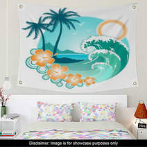 Tropical Backgrounds Wall Art 3807096