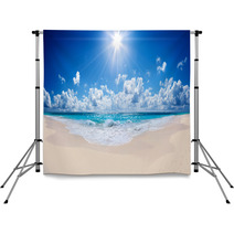 Tropical Beach And Sea - Landscape Backdrops 59945856