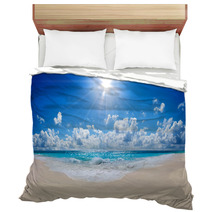 Tropical Beach And Sea - Landscape Bedding 59945856