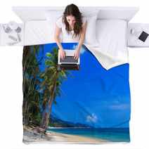 Tropical Beach Blankets 64583092