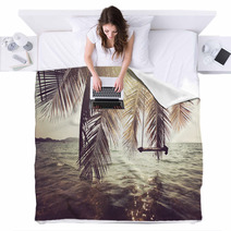 Tropical Beach Blankets 66082236