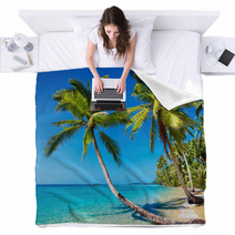 Tropical Beach, Thailand Blankets 22403975