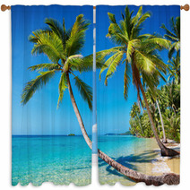Tropical Beach, Thailand Window Curtains 22403975