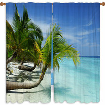 Tropical Island Window Curtains 55493571