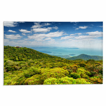 Tropical Landscape. Mountains And Sea Rugs 60246075
