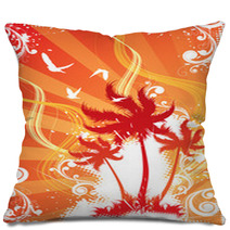 Tropical Palm Trees Pillows 8474458
