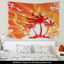 Tropical Palm Trees Wall Art 8474458