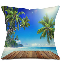 Tropical Paradise Beach Pillows 66649617