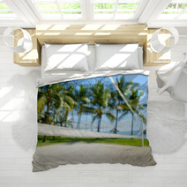 Tropical Resort With Volleyball Court Bedding 63936203