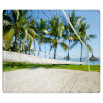 Tropical Resort With Volleyball Court Rugs 63936203