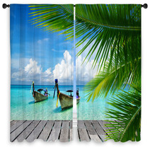 Tropical Sea Window Curtains 45220850