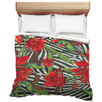 Tropical Seamless Vintage Floral Pattern Bedding 68135777