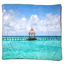 Tropical Seascape Blankets 64791085