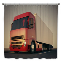 Truck On The Road. Bath Decor 48561527