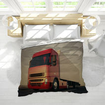 Truck On The Road. Bedding 48561527