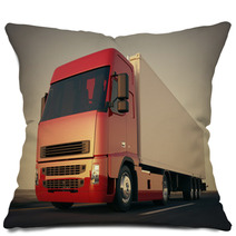 Truck On The Road. Pillows 48561527