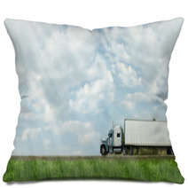 Truck On The Road. Pillows 55986918