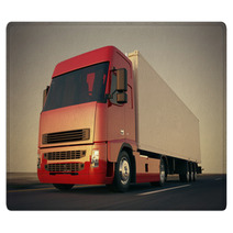 Truck On The Road. Rugs 48561527