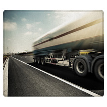 Truck On The Road Rugs 62911861