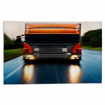Truck On The Road Rugs 65701975
