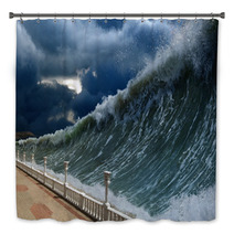 Tsunami Waves Bath Decor 56441028
