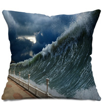 Tsunami Waves Pillows 56441028