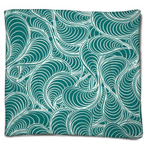 Turquoise Background Blankets 52451196
