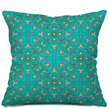 Turquoise Background Pillows 51527063