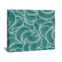 Turquoise Background Wall Art 52451196