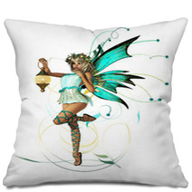 Turquoise Pixie CA Ornament Pillows 36437169