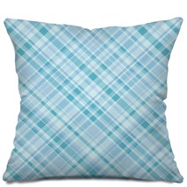 Turquoise Plaid Pillows 9062382