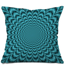 Turquoise Rosette Pillows 64726250