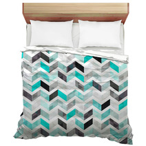 Turquoise Shiny Vector Background Bedding 53144592