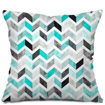 Turquoise Shiny Vector Background Pillows 53144592