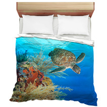 Turtle And Coral Bedding 46969332