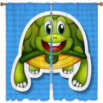 Turtle Window Curtains 70146593